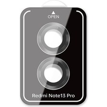 Gpack Xiaomi Redmi Note 13 Pro 4g Kamera Metal Cam Lens Koruyucu Siyah