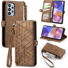 Mellow Mall Samsung Galaxy A23 5g Için Flip Case Basit Iş Darbeye Deri (Yurt Dışından)