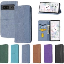 Mellow Mall Google Piksel 8 Flip Folio Kitap Kredi Kartı Tutucu Pu Deri El Için Kılıf (Yurt Dışından)