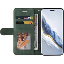 Mellow Mall Onur Için Flip Case Sihirli 6 Pro 5g Pu Deri Flip Folio Kılıf Kickstand (Yurt Dışından)