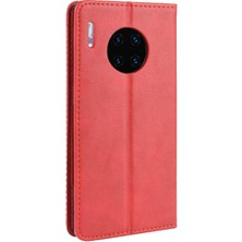 Mellow Mall Huawei Mate 30 Pro Için Kılıf Manyetik Kapatma Cüzdan Pu Deri (Yurt Dışından)