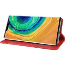 Mellow Mall Huawei Mate 30 Pro Için Kılıf Manyetik Kapatma Cüzdan Pu Deri (Yurt Dışından)