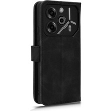 Mellow Mall Tecno Pova 6 Pro 5g Kart Ekleme Deri Folio Flip Case Için Kılıf (Yurt Dışından)