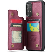 Mellow Mall Samsung Galaxy Için Caseme Cüzdan Kılıf A52S 5g Pu Deri Ince Darbeye (Yurt Dışından)