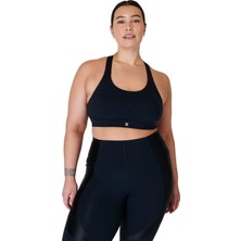 Sweaty Betty Power Medium Impact Sports Bra Kadın Siyah Fitness Bra