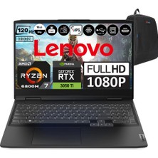 Lenovo Ideapad Gaming 3 15ARH7 Amd Ryzen 7 6800H 32GB 512GB SSD RTX3050TI-4GB Windows 11 Home 15.6" 120HZ Fhd Taşınabilir Bilgisayar 82SB00X6TXH05 + Zetta Çanta