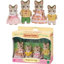 Sylvanian Families Çizgili Kedi Ailesi - Striped Cat Family