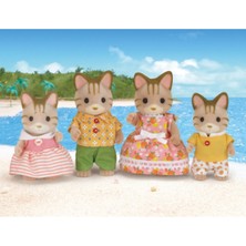 Sylvanian Families Çizgili Kedi Ailesi - Striped Cat Family