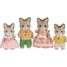 Sylvanian Families Çizgili Kedi Ailesi - Striped Cat Family