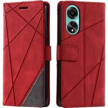 Mellow Mall Oppo Case 4g Manyetik Kart Tutucu Için Kılıf Kickstand Pu Deri Darbeye Dayanıklı (Yurt Dışından)