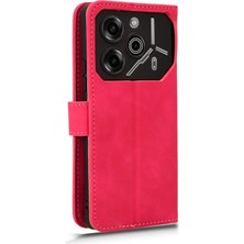 Mellow Mall Tecno Pova 6 Pro 5g Kart Ekleme Deri Folio Flip Case Için Kılıf (Yurt Dışından)