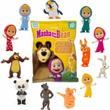 Masha And The Bear Masha ile Koca Ayı Çizgi Film Karakterlerinden Sürpriz Paket Figür - 1 Adet