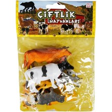 Mini Çiftlik Hayvanlari Figürleri - 10 Adet  ( Ortalama 7 cm )