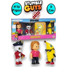 Stumble Guys 4'lü Aksiyon Figür Set - Ms Stumble She