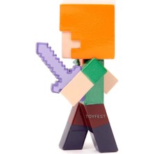 Jada Minecraft Metal Döküm Die - Cast Figür Karakterler - Alex - 6.5 cm