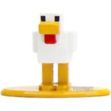 Jada Nano Metalfics Minecraft Metal Döküm Die - Cast Mini Figür - Chicken - 4 cm