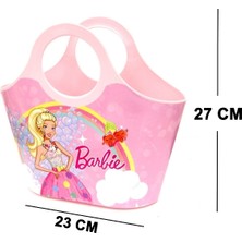 Toyfest Lisanslı Plastik Barbie Çocuk Çantası - Plaj Çantası 27 x 31 x 10 cm