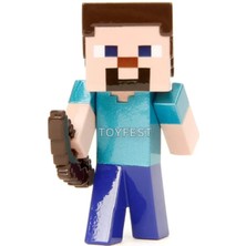 Toyfest Jada Minecraft Metal Döküm Die - Cast Figür Karakterler - Steve - 6.5 cm