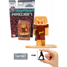 Nano Metalfics Minecraft Metal Döküm Die - Cast Mini Figür - Piglin - 4 cm