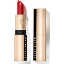 Bobbi Brown Luxe Lipstick Saten Bitişli Ruj - Parisian Red?