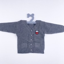Bon Chic Baby Bebek/Çocuk Triko Gri Yelek