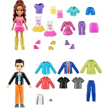 Toyfest Polly Pocket ve Arkadaşları Mega Kombin Eğlencesi Oyun Seti - 4 Figür + ( 47 Parça ) - HKW10