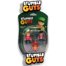 Stumble Guys 5 cm 3'lü Figür  - Ms Stumble- Inferno Dragon-Good Gabby-3 Adet