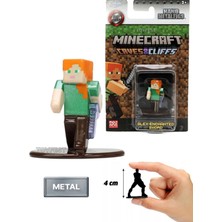 Jada Nano Metalfics Minecraft Metal Döküm Die - Cast Mini Figür - Alex Iron Sword - 4 cm