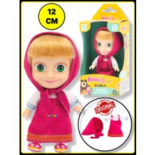 Masha And The Bear Masha ile Koca Ayı Çizgi Film Karakterlerinden 12 cm Masha Bebek- 1 Adet(Model 1)