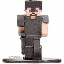 Jada Nano Metalfics Minecraft Metal Döküm Die - Cast Mini Figür - Steve In Netherite Armor - 4 cm