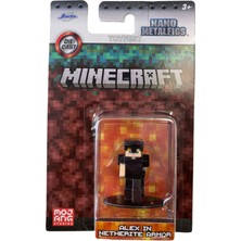 Jada Nano Metalfics Minecraft Metal Döküm Die - Cast Mini Figür - Steve In Netherite Armor - 4 cm