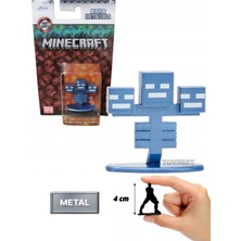 Toyfest Jada Nano Metalfics Minecraft Metal Döküm Die - Cast Mini Figür - Shielded Wither - 4 cm