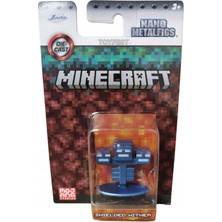 Toyfest Jada Nano Metalfics Minecraft Metal Döküm Die - Cast Mini Figür - Shielded Wither - 4 cm