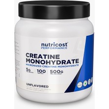 Grimlabs Nutricost Creatine Monohydrate Powder 500 Gram - 100 Servis Usa Menşei