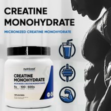 Grimlabs Nutricost Creatine Monohydrate Powder 500 Gram - 100 Servis Usa Menşei