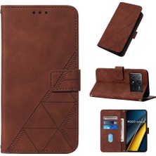 Mellow Mall Xiaomi Poco X6 Pro 5g Flip Folio Kitap Koruyucu Cüzdan Kapak Pu (Yurt Dışından)