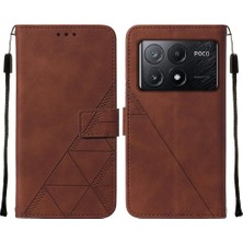 Mellow Mall Xiaomi Poco X6 Pro 5g Flip Folio Kitap Koruyucu Cüzdan Kapak Pu (Yurt Dışından)