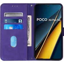 Mellow Mall Xiaomi Poco X6 Pro 5g Flip Folio Kitap Koruyucu Cüzdan Kapak Pu (Yurt Dışından)