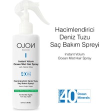 Ojon Doğal Mineralli Anında Hacim ve Canlılık Veren Okyanus Tuzu Saç Spreyi 250 Ml/ Besler, Hacimlendirir