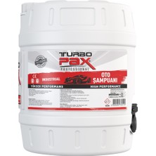 Turbopax 3 Adet 20 Litre Yüksek Konsantre Cilalı Fırçasız Oto Köpük (500GR/60LT)