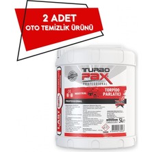 Turbopax 20 Litre Yüksek Konsantre Fırçasız Oto Şampuanı ve 5 Litre Torpido Parlatıcı Seti