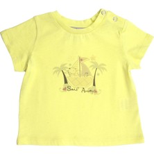 OZMOZ Organik Pamuk Baskılı Yazlık Bebek Tshirt