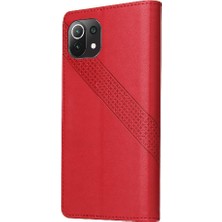 Mellow Mall Xiaomi 11 Lite Darbeye Kickstand Premium Deri 4 Için Flip Case (Yurt Dışından)