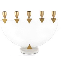 Mikasa Moor Gold 5li Cam Şamdan 37X12X27CM