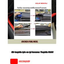 Ne Verelim Size Hyundaı Accent Admıre-Mılenıum (2000-2005) 3D Torpido Koruma Kılıfı - Kırmızı Şerit