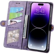 Mellow Mall IPhone 14 Için Flip Case Cüzdan Kılıf Basit Iş Flip Kapak (Yurt Dışından)