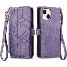 Mellow Mall IPhone 15 Için Flip Case Artı Basit Iş Cüzdan Darbeye Kapak Çevirin (Yurt Dışından)