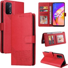 Mellow Mall Oppo A93 5g Premium Deri Üç Kart Yuvaları Kickstand 4 Için Flip Case (Yurt Dışından)