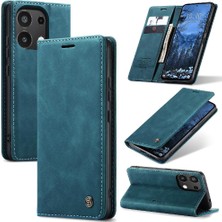 Mellow Mall Xiaomi Redmi Not 13 Için Flip Case 4g Vintage Pu Deri Cüzdan Çevir Folio (Yurt Dışından)