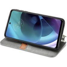 Mellow Mall Motorola Moto G51 Moda Tasarım Cüzdan Fonksiyonu Için Kılıf Kapak Kılıfı (Yurt Dışından)